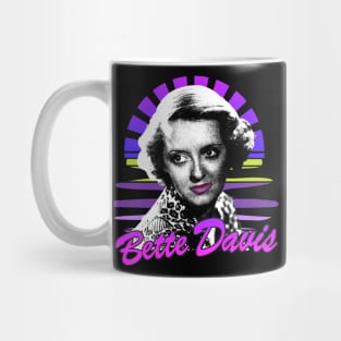 Bette davis / Sunset retro 80s Mug